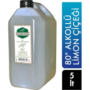 80° Alkollü Kolonya 5 Lt Limon Çiçeği Pet 8691541003340  Kolonya