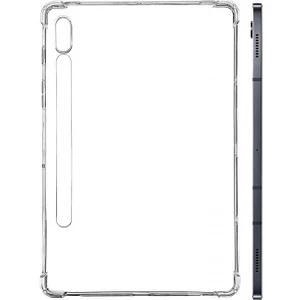 Samsung Galaxy Tab S7 Plus T976 Silikon Kılıf Antişok Şeffaf Tampon Darbeye Dayanıklı 12.4 Inç