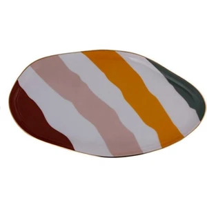 Abstract Kayık Tabak 27 Cm