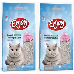 Bebek Pudra Kokulu Kedi Kumu 10 Lt * 2 Adet