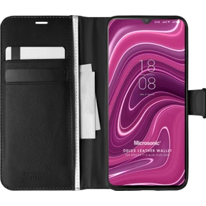 Reeder P13 Blue Plus 2022 Kılıf Delux Leather Wallet Siyah