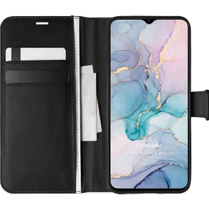 General Mobile Gm 22 Kılıf Delux Leather Wallet Siyah