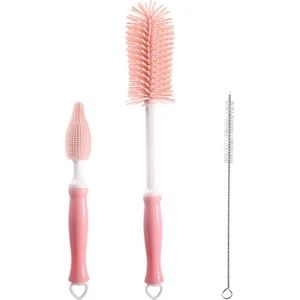 Silikon Şişe Temizleme Fırçası 3'lü Set (Yurt Dışından)