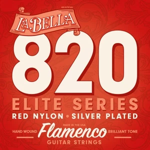 Gitar Aksesuar Flamengo Tel Labella Elite Kırmızı 820