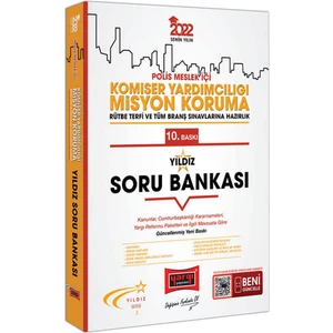 Yargı Yayınevi 2022 Polis Meslek Içi Komiser Yardımcılığı Yıldız Soru Bankası 10.Baskı