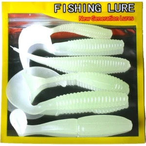 Kaptan Nemo Multi Glow 6 Parçalı Silikon Fosforlu Suni Yem Seti