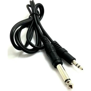 SpeedUF Bilgisayar Amfi Arası Ses Aktarım Kablosu 3.5mm + 6.3 mm Amfi Ses Kablosu