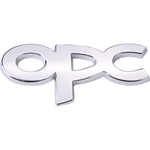 Opel Opc Paslanmaz Metal Bagaj Arma Logo