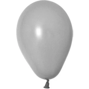 Patladı Gitti 5 Inç Gri Mini Balon 10 Adet