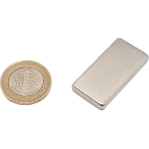 Magneteksan 40x20x5 mm Neodyum Mıknatıs - Dikdörtgen Mıknatıs