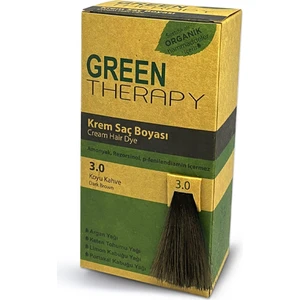 Green Therapy Krem Saç Boyası 3.0 Koyu Kahve
