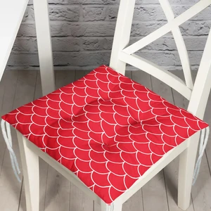 Pofidik Kare Sandalye Minderi 40x40cm Düğmeli