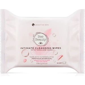 Bee Beauty İntim Temizleme Mendili 20 Adet Papatya ve Aloe Vera ile Ferahlatıcı Etki