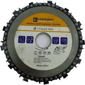 Meşem 929 115X22 mm Zincirli Ahşap Dairesel Testere