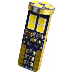 Car Accesorıes T10 LED Dipsiz W5W Canbus 12 Ledli  Park Plaka Tavan Ampulü - Beyaz