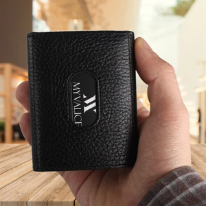 My Valice Unisex Hakiki Deri Cüzdan ve Kartlık 1819