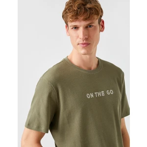 Erkek İşlemeli Dokulu Tişört