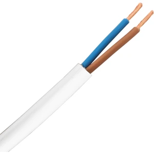 2 x 0,75 Ttr Kablo 25 Metre Beyaz Tam Bakır