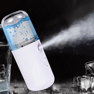 Taşınabilir Mini Buhar Makinesi 30 ml Beyaz – Cilt Nemlendirici, Hızlı Isınan ve Uzun Süre Çalışan Yüz Steamer