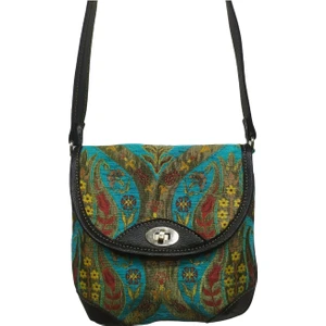 Otantik Kilim Desenli Postacı Çantası