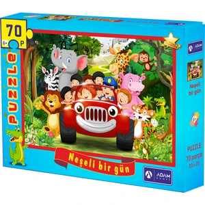 Adam Games Neşeli Bir Gün 70 Parça Puzzle Yapboz
