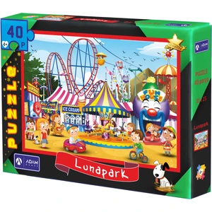 Adam Games Lunapark 40 Parça Puzzle Yapboz
