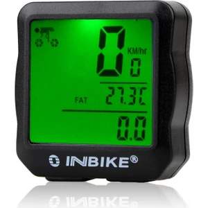 Kablolu Bisiklet Kilometre Sayacı Kronometre - Yeşil  (Yurt Dışından)