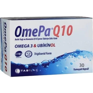 Tab Omepa-Q10 Omega3 Ubiquinol 30 Kapsül