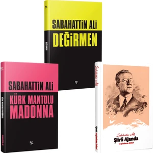 Kürk Mantolu Madonna-Değirmen ve Şiirli Sabahattin Ali Ajandası