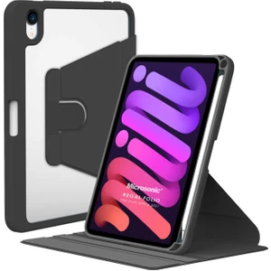 Apple iPad Mini 6 2021 Kılıf (A2567-A2568-A2569) Regal Folio Siyah