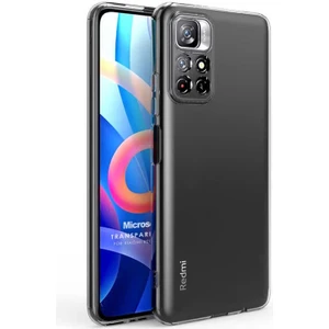 Xiaomi Redmi Note 11 4G Kılıf Transparent Soft Beyaz