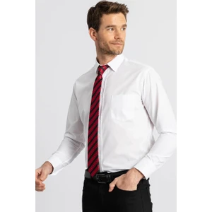 Klasik Fit Rahat Kesim Cotton Efekt Poplin Erkek Gömlek