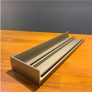 Vanessa Perde Alüminyum Dekoratif Alınlıklı Metal Korniş Inox