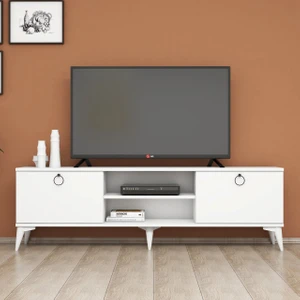 Mobilya 160 cm Tv Ünitesi Full Beyaz