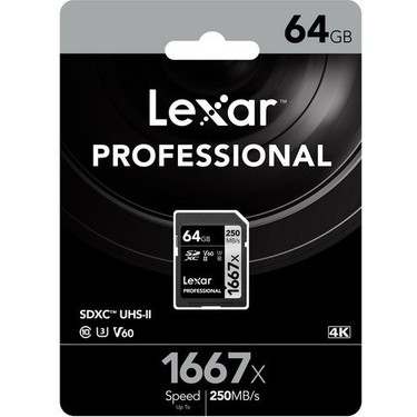 Lexar 64GB Professional 1667X Uhs-Iı Sdxc Hafıza Kartı Fiyatı, 5.0