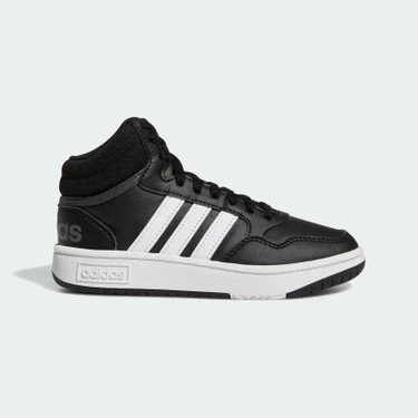 adidas Hoops Mid 3.0 K Unisex Siyah Bilekli