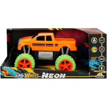 Suncon 1:18 Uzaktan Kumandalı Neon Jumbo Weels USB Şarjlı Fiyatı
