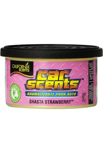 California Car Scents Shasta Strawberry Çilek Oto Kokusu