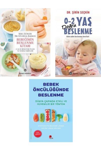 Remzi Kitabevi Bebeğimin Beslenme Kitabı - 0-2 Yaş Doğru Beslenme -Bebek Öncülüğünde Beslenme Dünya Çapında Etkili ve Güvenilir Bir Yöntem