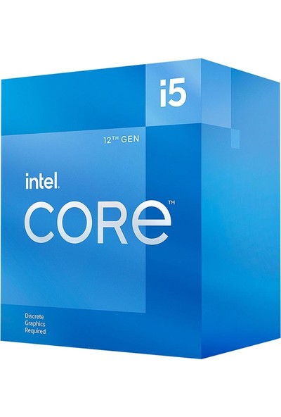 Intel Core i5-12400F 2.5 GHz 6 Çekirdek 18MB Cache LGA1700 Soket 10nm İşlemci