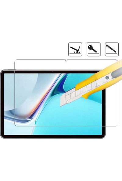 Wowlett Huawei Matepad 11 2021 Tablet Kılıf Seti Standlı Pu Deri Kılıf + Temperli Ekran Koruyucu + Kalem