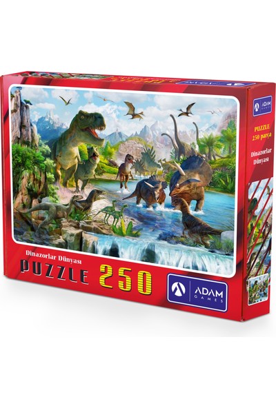 Adam Games Dinazorlar Dünyası 250 Parça Puzzle Yapboz