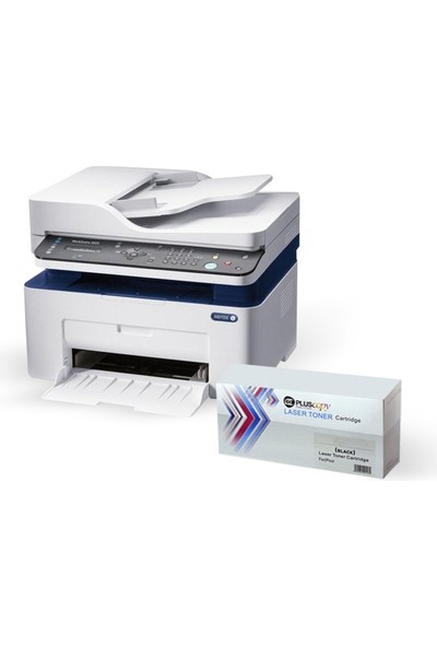 Xerox Workcentre 3025V_NI Wi-Fi + Tarayıcı + Fotokopi + Faks Mono Çok Fonksiyonlu Lazer Yazıcı Tam Dolu Pluscopy Tonerli