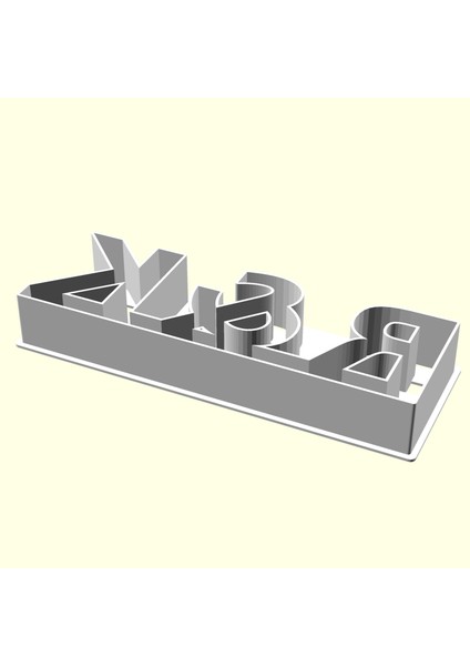 R & K Kişiye Isime Isme Özel Üretim Kurabiye Kek Kalıbı Sevgiliye Eşe Hediyelik Kalıp Hediyesi Organik Plastik