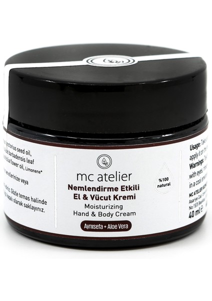 Nemlendirme Etkili El&Vücut Kremi