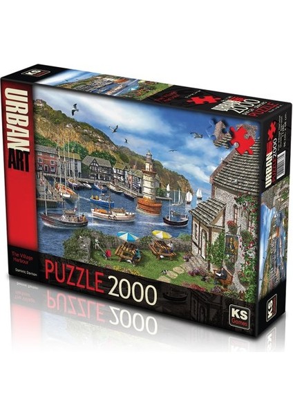 Oyuncak Zinciri Ks, The Village Harbour, 2000 Parça Puzzle