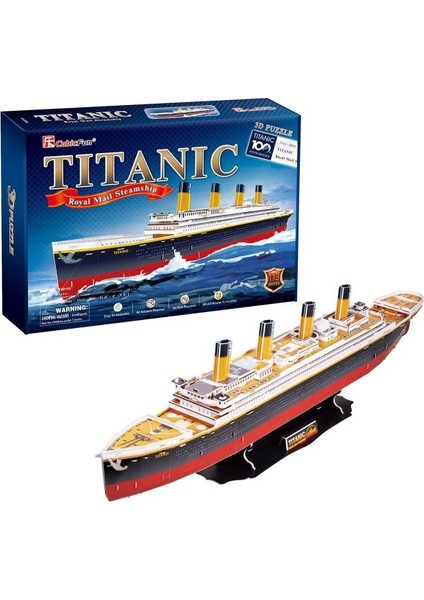 Cubic Fun, Titanic 113 Parça / 3 Boyutlu Puzzle