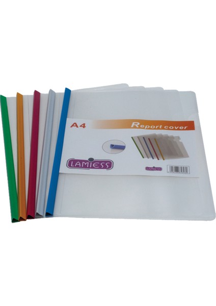 6 mm Plastik Profilli Cilt Kapağı 50 Adet