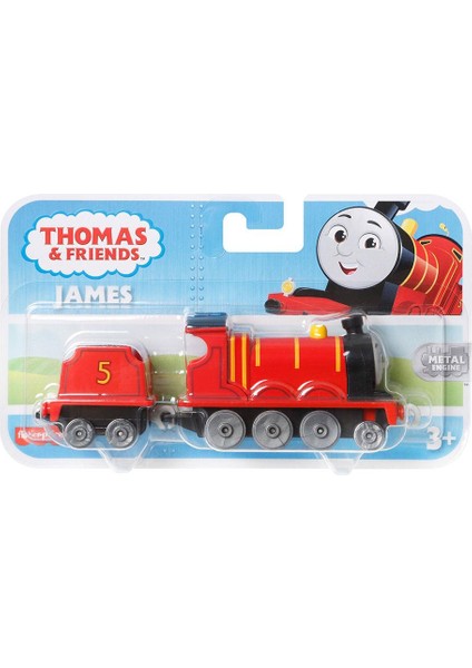 Thomas & Friends Thomas ve Friends James Büyük Tekli Tren Sür-Bırak HFX91-HDY62