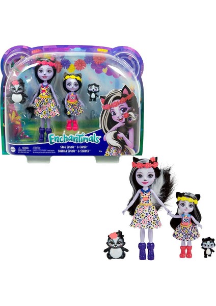 Enchantimals Kız Kardeş Bebekler HCF79 HCF82 Lisanslı Ürün